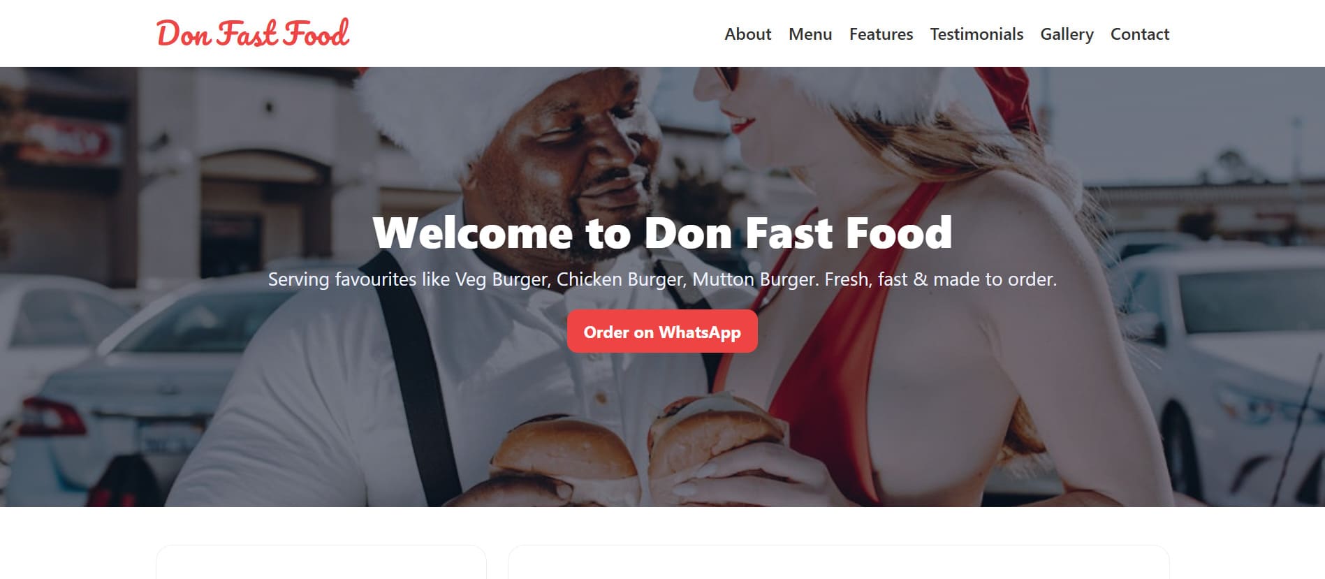 Restaurant demo site 2