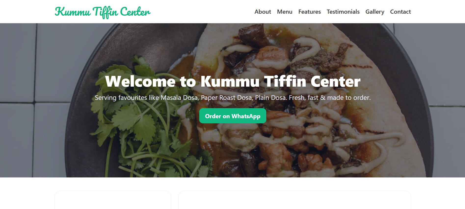 Restaurant demo site 3